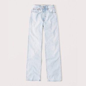 ABERCROMBIE 90s Relaxed Jean Light Acid Blue 27